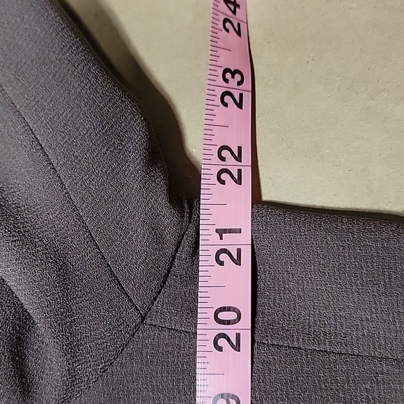 Norton McNaughton Size 14 Vintage Dark Taupe Midi Length Blazer, EUC - Picture 11 of 14